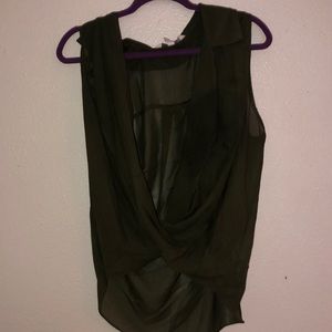 90’s Vintage Forest Green Cover Tank